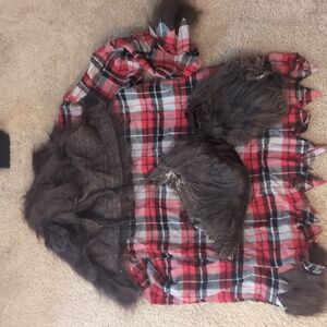 Child's werewolf costume. Size Large